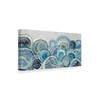 Trademark Fine Art Silvia Vassileva 'Variation Blue Grey Crop' Canvas Art, 12x24 WAP02684-C1224GG
